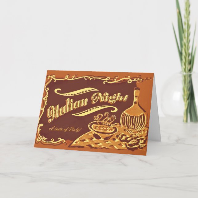 Invitación nocturna italiana (Anverso)