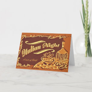 Invitación nocturna italiana