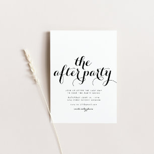 Invitación nocturna tardía del Boda del Fiesta