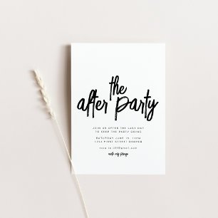 Invitación nocturna tardía del Boda del Fiesta