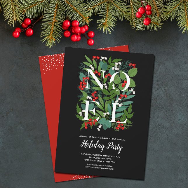Invitación NOEL Elegant Greeneration Holiday (Subido por el creador)