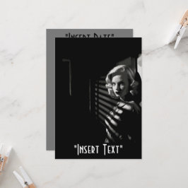 Invitación Noir Femme Fatale