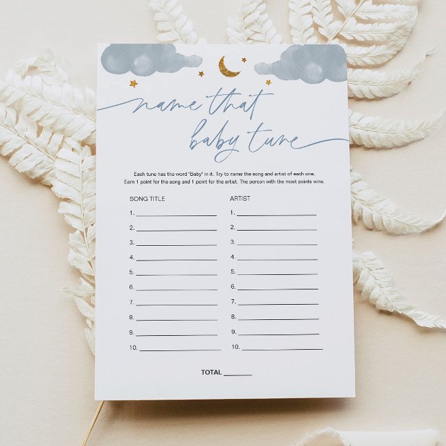 Invitación Nombrar el juego de Baby Shower Baby Tune Twinkle  (Subido por el creador)