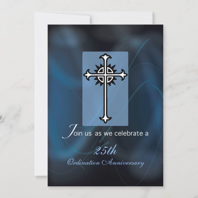 Invitación Nombre+Año 25ª Ordenación Annivers (Anverso)