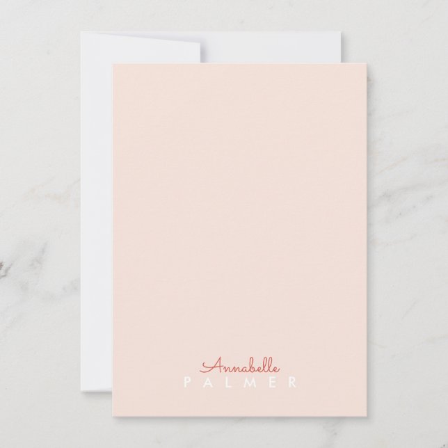 Invitación Nombre de época: Estacionamiento personal (Anverso)