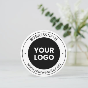 Invitación Nombre de la empresa y sitio web o eslogan, gracia