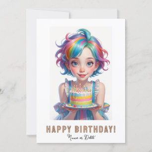 Invitación *NOMBRE DE LA FOTOGRAFÍA Nacimiento Pastel de Cump