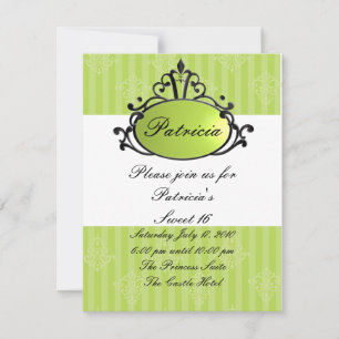 Invitación Nombre de Princesa Filigrana