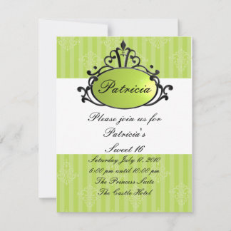 Invitación Nombre de Princesa Filigrana