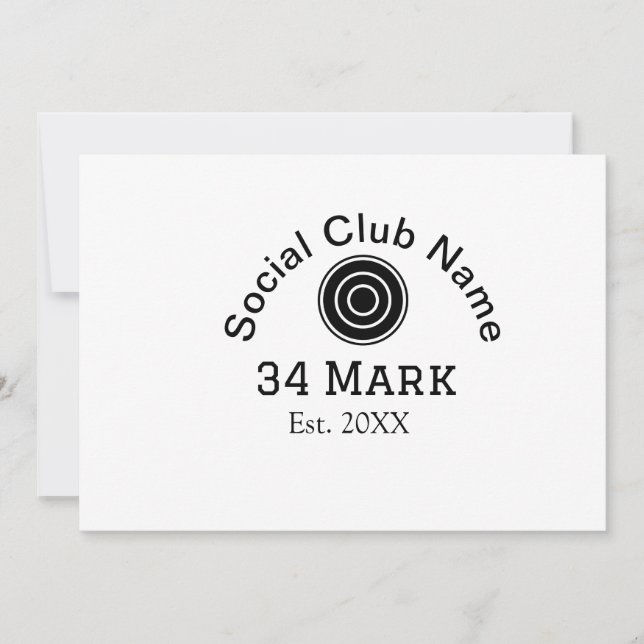 Invitación nombre del club social añadir nombre del jugador f (Anverso)