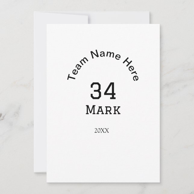 Invitación nombre del equipo agregar nombre del jugador fecha (Anverso)