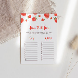 Invitación Nombre ese juego de ajuste, Berry Sweet Baby Showe