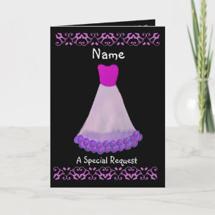 Invitación NOMBRE PERSONALIZADO - Noviembre de 2007 - Vestido