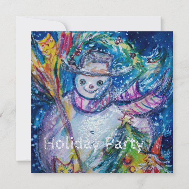 Invitación NOMUJER CON JUGUETES, fiesta de feriados de Navida (Anverso)