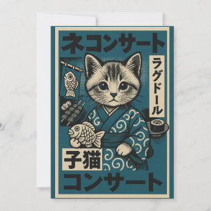 Invitación Noodle Neko