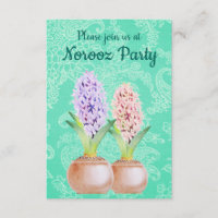 Norooz fiesta Hyacinth esmerald green