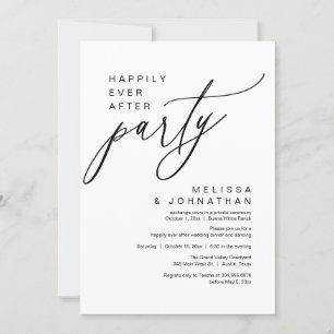 Invitación Nos atamos el nudo, Boda romántico Fiesta de cena