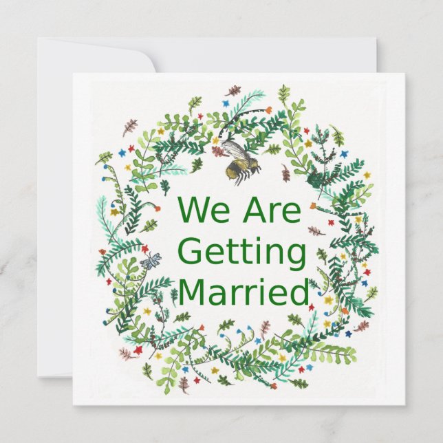 Invitación Nos casamos (Anverso)