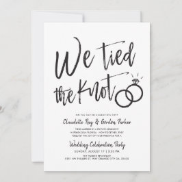 Invitación Nos Casamos | Fiesta Después de la Boda