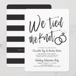 Invitación Nos Casamos | Guión | Fiesta de Después de la Boda