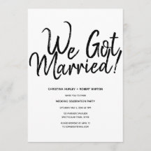"¡Nos Casamos!" Guion Informal Recepción de Boda