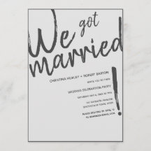 "¡Nos Casamos!" Guion Informal Recepción de Boda