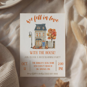 Invitación Nos enamoramos de la casa Fiesta de inauguración