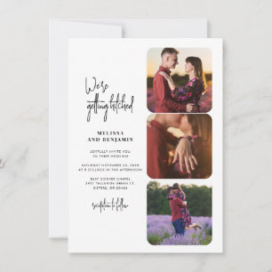 Invitación Nos estamos casando con el Boda de fotos