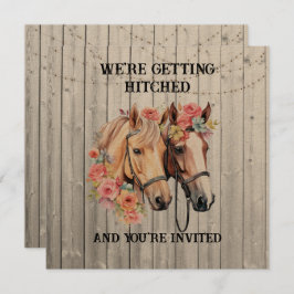 Invitación Nos estamos volviendo Bodas occidentales