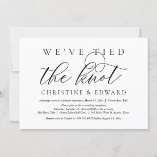 Invitación Nos hemos casado, Huida de boda