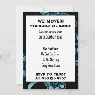 Invitación Nos hemos mudado a casa bendiciendo al nuevo Fiest