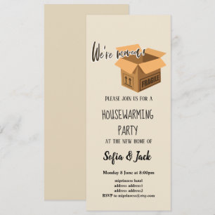 Invitación nos mudamos de fiesta de limpieza