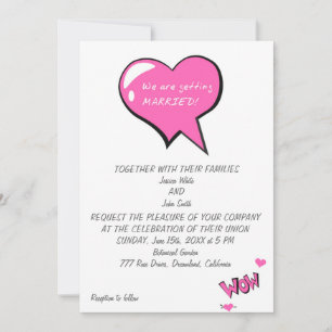 Invitación ¡Nos vamos a casar!
