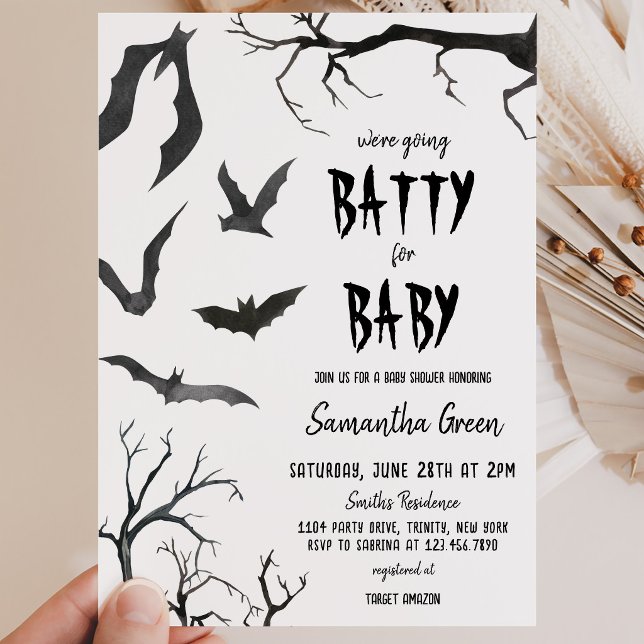 Invitación Nos Volvemos Locos por la Fiesta de Bebé (Subido por el creador)