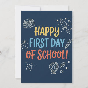 Invitación Nota de bienvenida del profesor el primer día de c