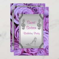 Nota de música de diamantes, Stiletto y Rosas dulc