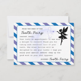 Invitación Nota del Personalizado de hadas dentarias Impreso