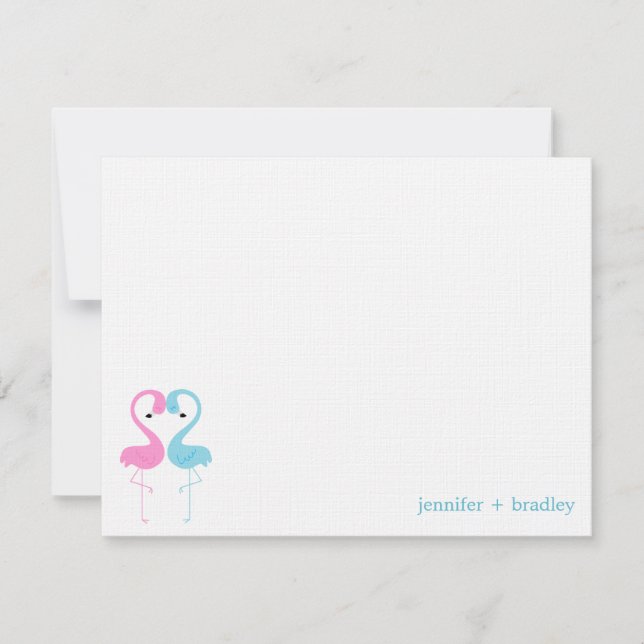 Invitación Notas de agradecimiento planas personalizadas para (Anverso)