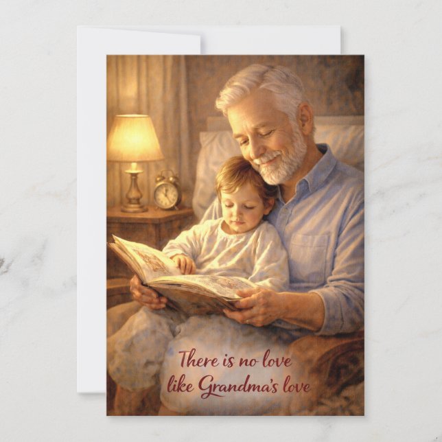 Invitación Note Card There's No Love Like Grandpa's Love Mug  (Anverso)