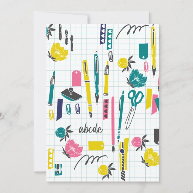 Invitación Notecnológicos de profesor personalizado (Anverso)