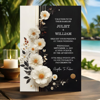 Invitación Novedad: Drama acrílico Boda coreano agudo asiátic