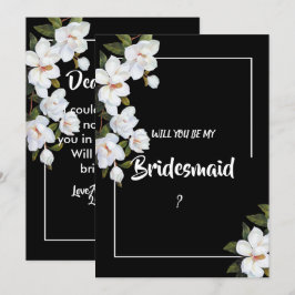 Invitación Novedosa rosa blanca