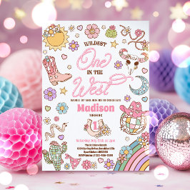 Invitación Novia 1 cumpleaños más salvaje en la Fiesta occide