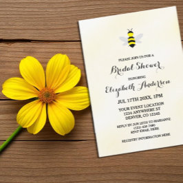 Invitación Novia A Bee Bridal Shower