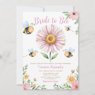 Invitación Novia a la ducha nupcial encontró a su miel