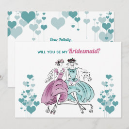 Invitación Novia de Boda Vintage de 1950