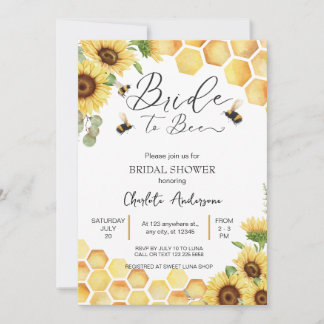 Invitación Novia de girasol a Boda de novia rusa