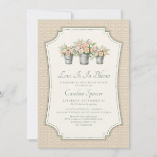 Invitación Novia en flor: Desayuno de boda