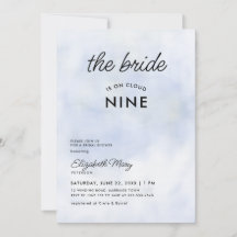 Novia en la nube 9 Pastel Blue Girdal Shower