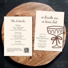 Invitación Novia En Un Bono De Tini Espresso Martini Bachelor